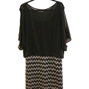 R & M Richards Sequins Cocktail Dress